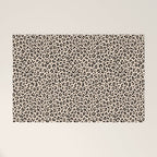 BLACK and WHITE LEOPARD PRINT â Ecru | Collection : Leopard spots â Punk Rock Animal Prints | Welcome Mat Gallery Image 1