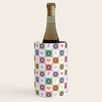 Colorful Checkerboard 80s - Pastel Colors Wine Chiller Gallery Image 2