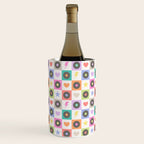 Colorful Checkerboard 80s - Pastel Colors Wine Chiller Gallery Image 1
