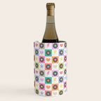 Colorful Checkerboard 80s - Pastel Colors Wine Chiller Gallery Image 3
