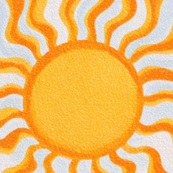 Radiant Sunburst Retro 70s Groovy Sunshine Vibes in Bold Orange and Yellow Coffee Mug Gallery Image 2