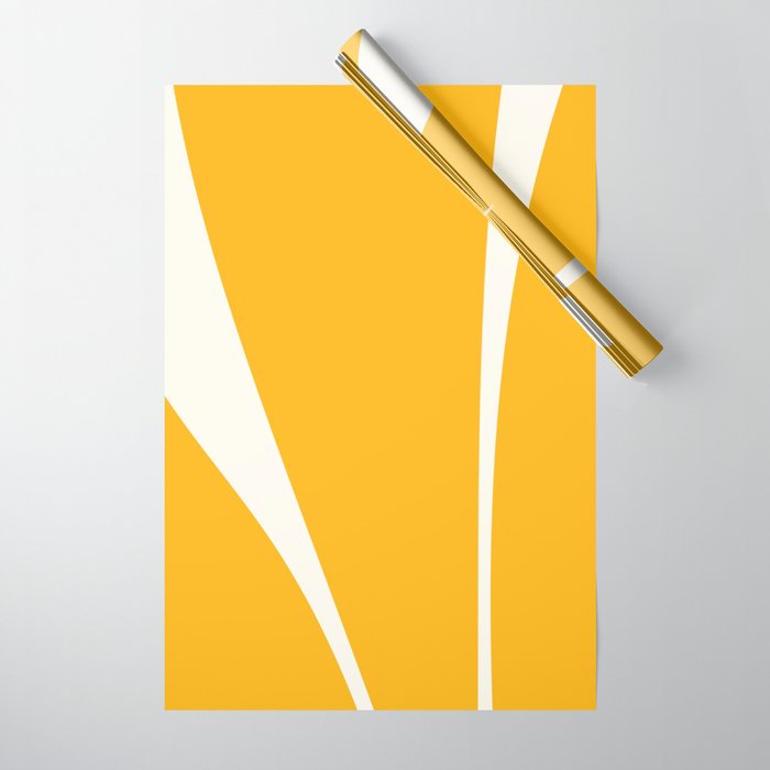 Minimalist Plant Abstract LI Wrapping Paper Gallery Image 1