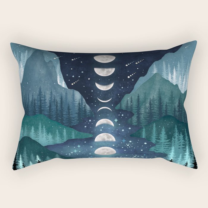 River & Sky Rectangular Pillow Gallery Image 1