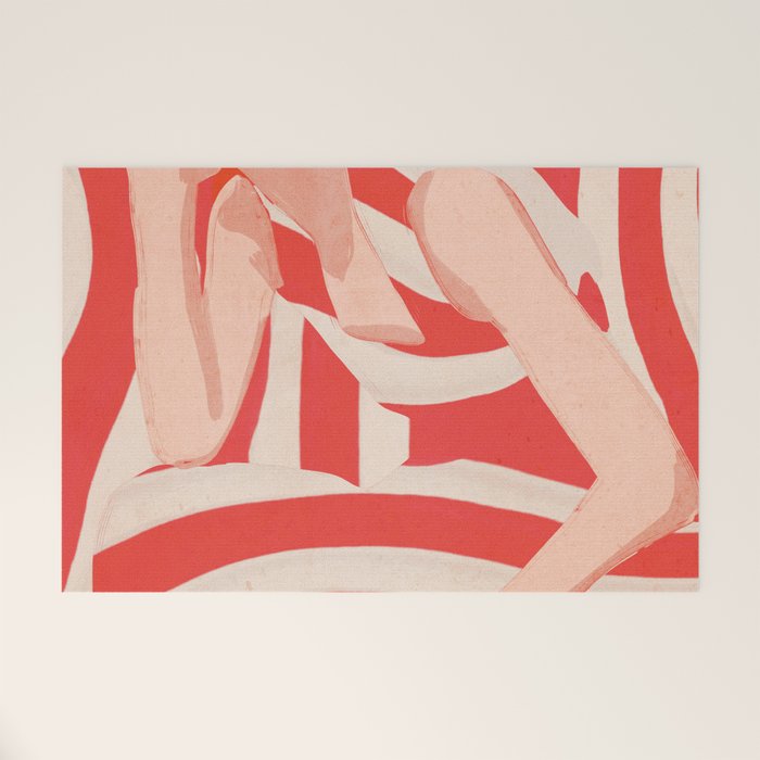 Abstract Art Female Figure 2 Welcome Mat Gallery Image 1