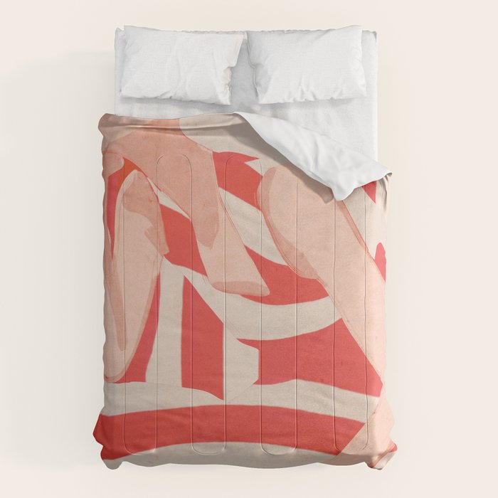 Abstract Art Female Figure 2 Comforter Gallery Image 1