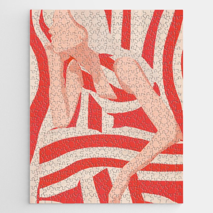 Abstract Art Female Figure 2 Jigsaw Puzzle Gallery Image 1