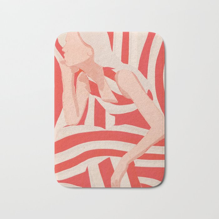 Abstract Art Female Figure 2 Bath Mat Gallery Image 1