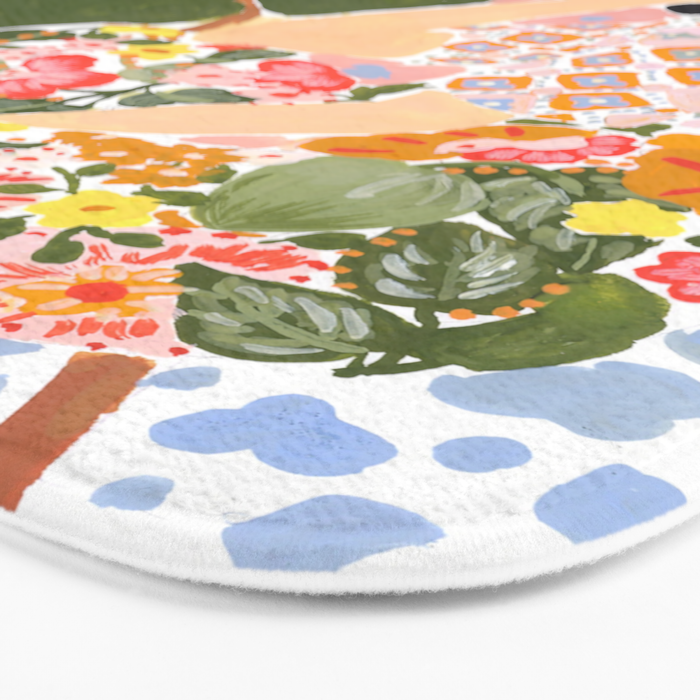 Botanical Lady Bath Mat Gallery Image 3
