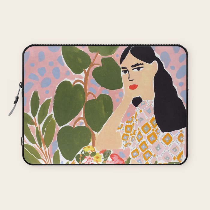 Botanical Lady Laptop Sleeve Gallery Image 1