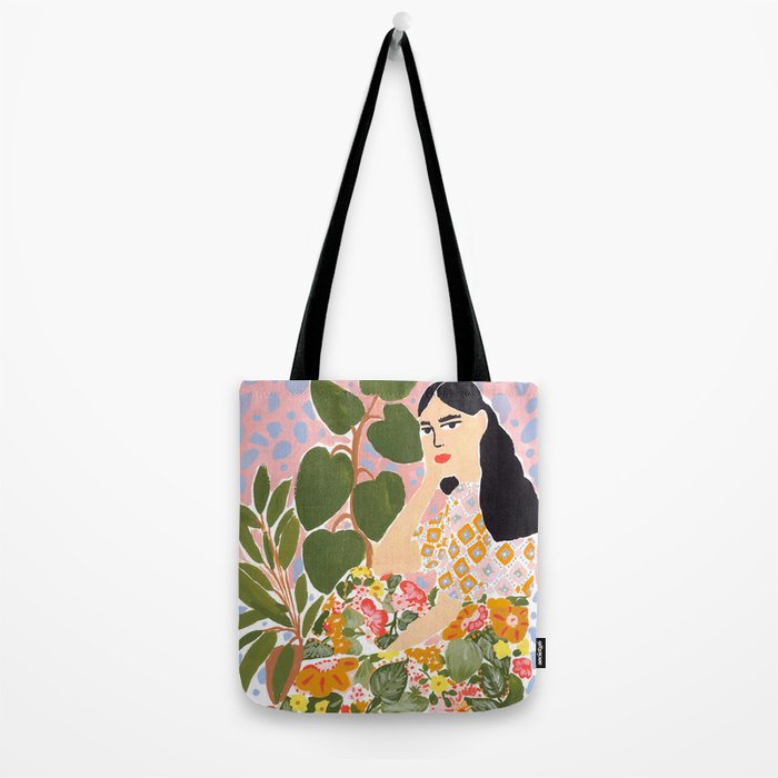 Botanical Lady Tote Bag Gallery Image 2