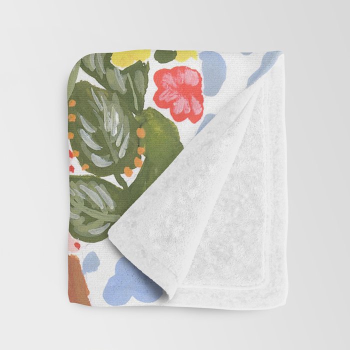 Botanical Lady Throw Blanket Gallery Image 3