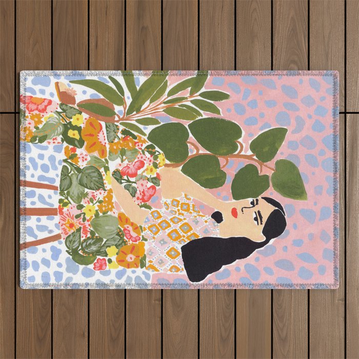 Botanical Lady Outdoor Rug Gallery Image 1
