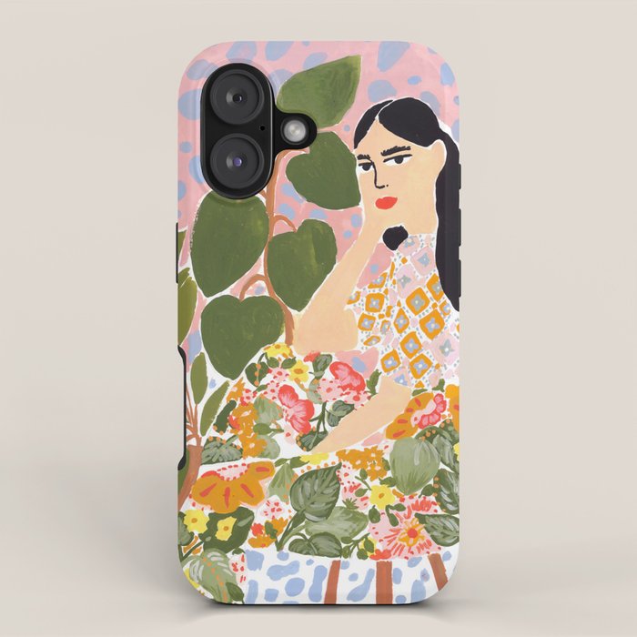 Botanical Lady iPhone Case Gallery Image 1