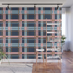 Dark Bold Linear Harmony Wall Mural Gallery Image 1