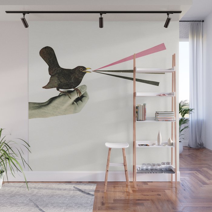 Bird in the Hand Wall Mural Gallery Image 1