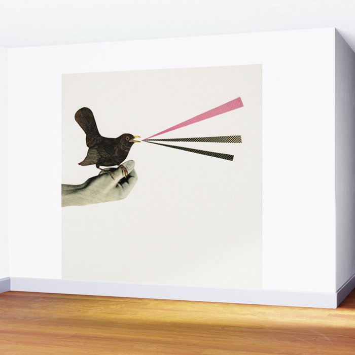 Bird in the Hand Wall Mural Gallery Image 2