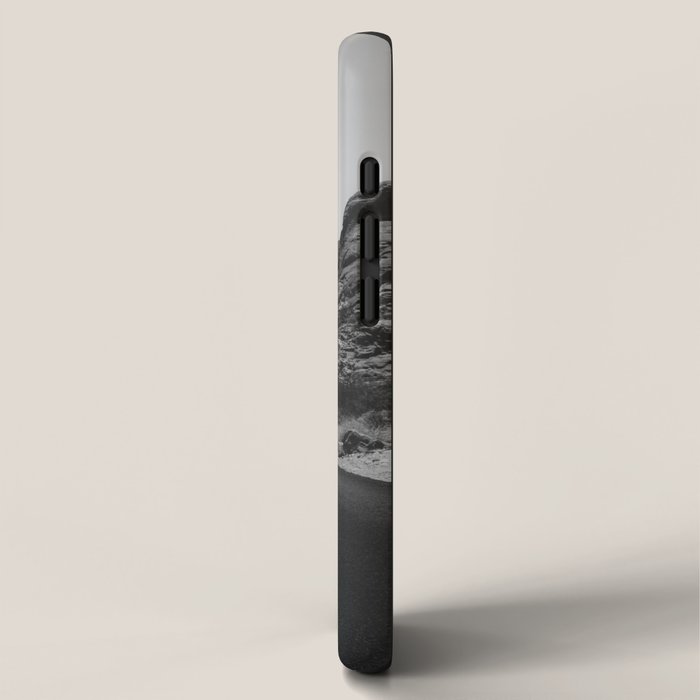 Black and White Desert Road iPhone Case Gallery Image 2