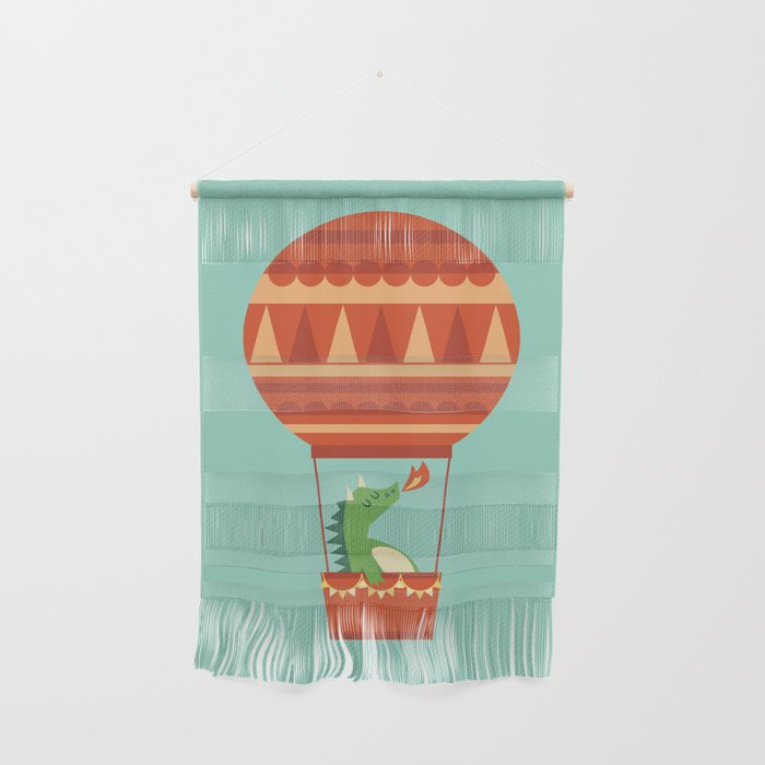 Dragon On Hot Air Balloon Wall Hanging Gallery Image 1