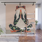 Yoga Frog Wall Mural Gallery Image 1