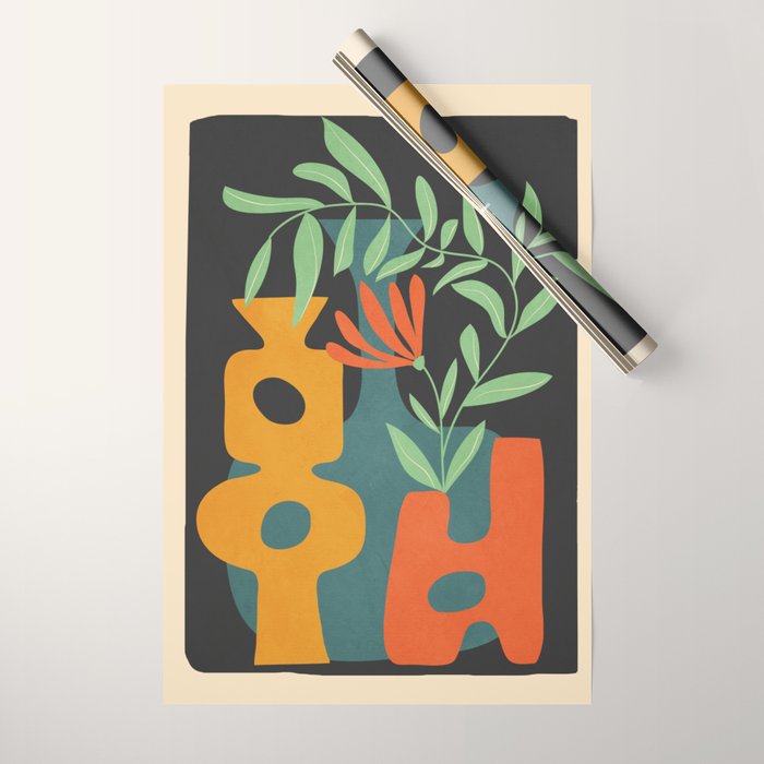 Shapes in Bloom 1 Wrapping Paper Gallery Image 1