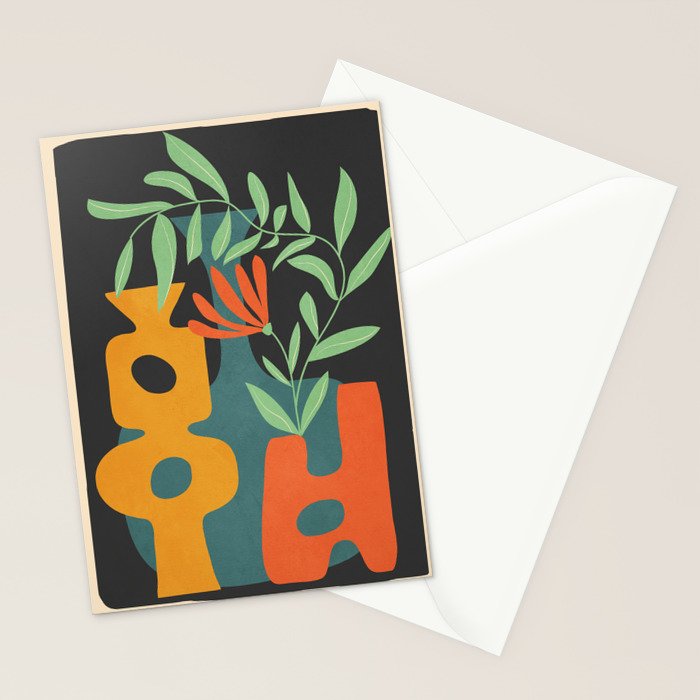 Shapes in Bloom 1 Stationery Card Gallery Image 2