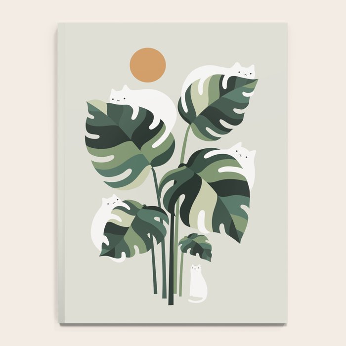 Cat and Plant 11 Notebook Gallery Image 4