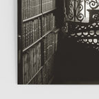 Trinity College, Dublin, Ireland, iron spiral stairs in Library College Long Room black and white photograph Poster Gallery Image 3