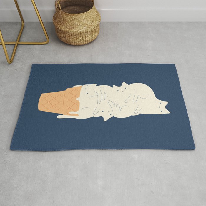 Cat ice cream 2024 Rug Gallery Image 1