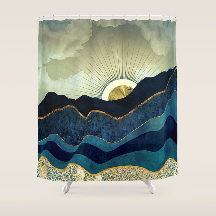 Post Eclipse Shower Curtain Gallery Image 1