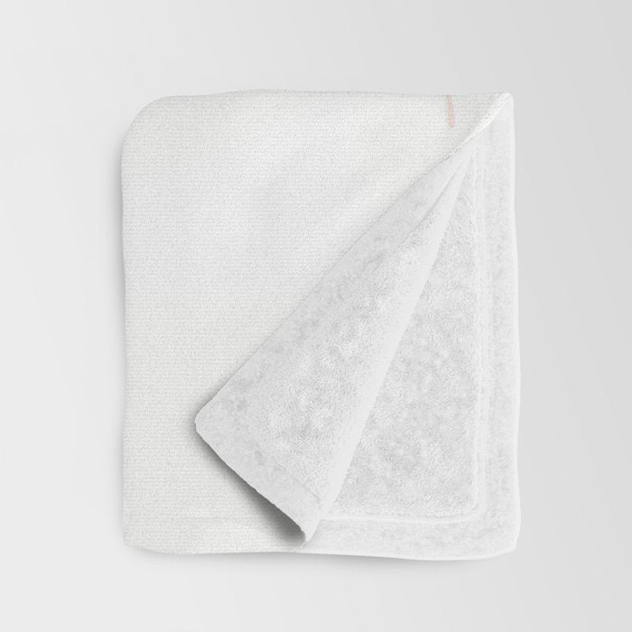 rainbow pink minimalist Throw Blanket Gallery Image 3