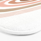 rainbow pink minimalist Bath Mat Gallery Image 3