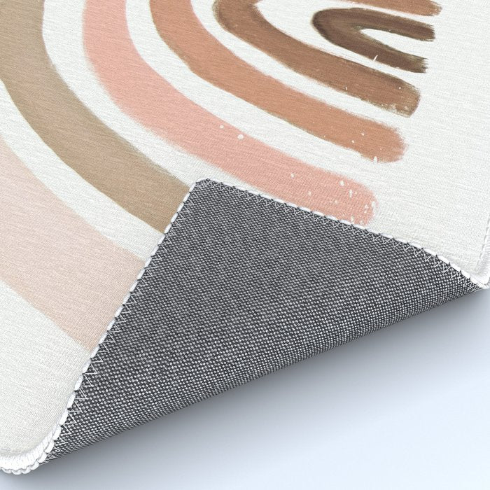 rainbow pink minimalist Rug Gallery Image 4