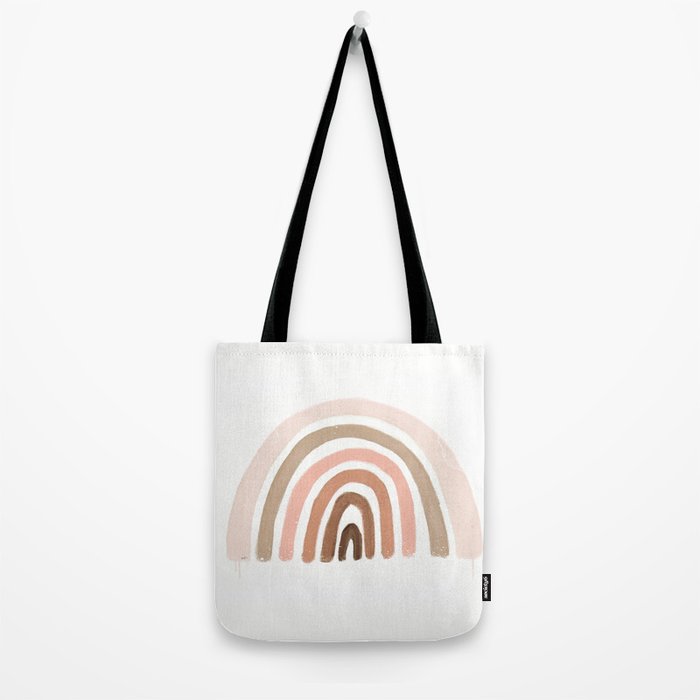 rainbow pink minimalist Tote Bag Gallery Image 2