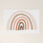 rainbow pink minimalist Welcome Mat Gallery Image 1