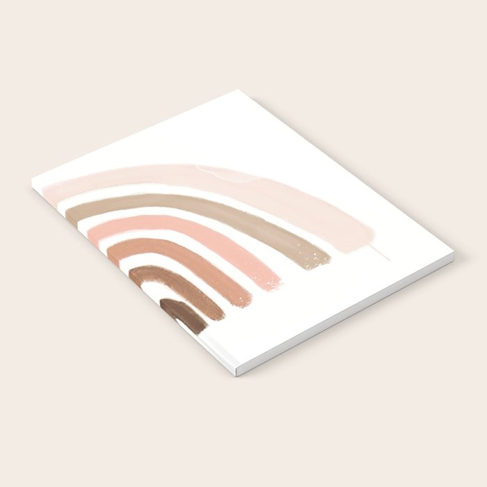 rainbow pink minimalist Notebook Gallery Image 2