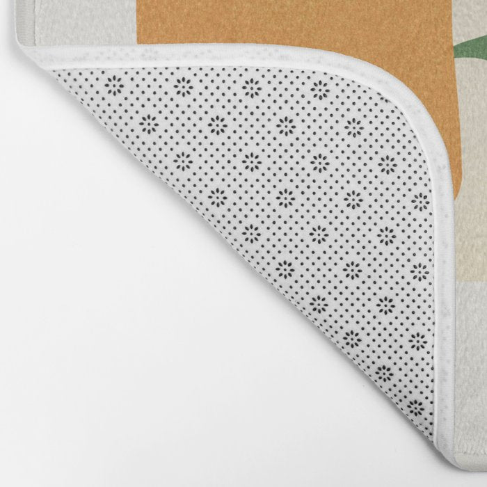 Bronze Vase & Leaves: Matisse Edition | Mid Century Series Bath Mat Gallery Image 2