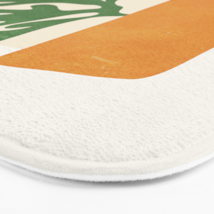 Bronze Vase & Leaves: Matisse Edition | Mid Century Series Bath Mat Gallery Image 3
