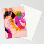 brush strokes abstract 2 Stationery Card Gallery Image 2
