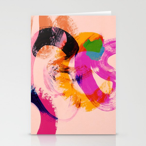 brush strokes abstract 2 Stationery Card Gallery Image 2