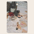 GIRLS PARTY - aesthetic glitter collage art work, weekend vibes, glamour and chick , luxury vibes. Cutting Board Gallery Image 1