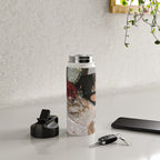 GIRLS PARTY - aesthetic glitter collage art work, weekend vibes, glamour and chick , luxury vibes. Water Bottle Gallery Image 4