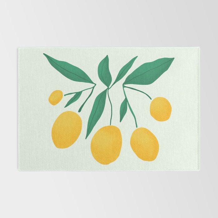 Lemons Branches Rug Gallery Image 2