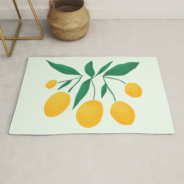 Lemons Branches Rug Gallery Image 1