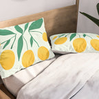 Lemons Branches Pillow Sham Gallery Image 2