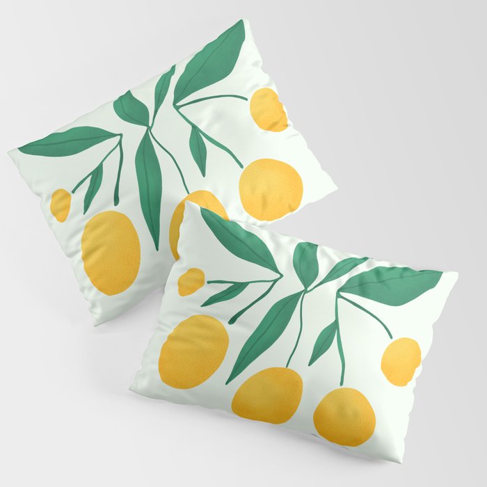 Lemons Branches Pillow Sham Gallery Image 3