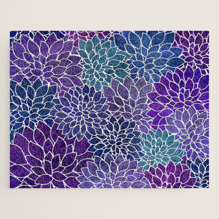 Floral Abstract 22 Jigsaw Puzzle Gallery Image 1