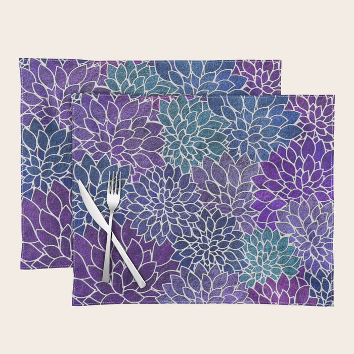 Floral Abstract 22 Placemat Gallery Image 1