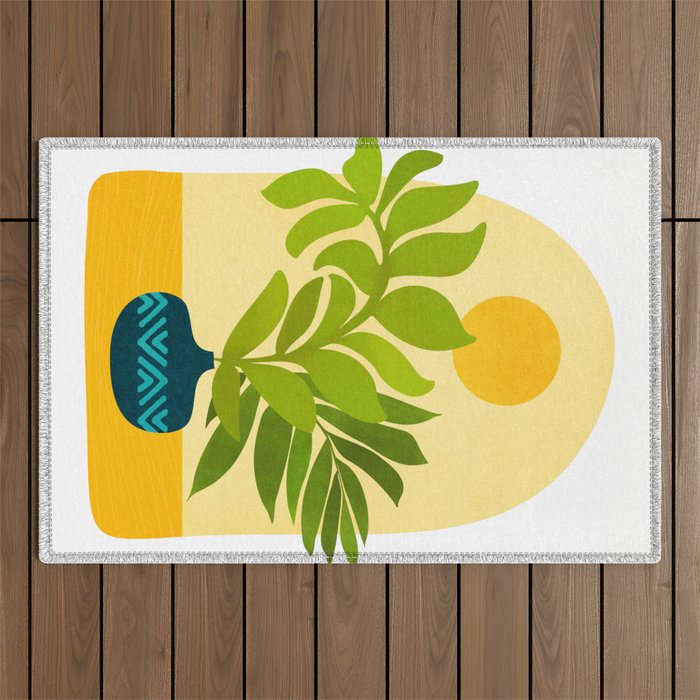 Sunday Morning Window Garden Series Outdoor Rug Gallery Image 1