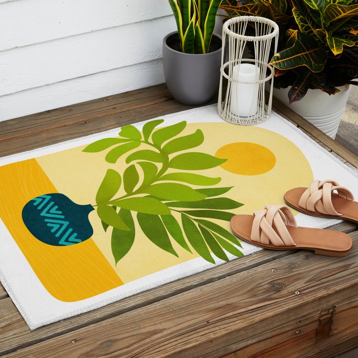 Sunday Morning Window Garden Series Outdoor Rug Gallery Image 2