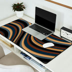 Wavy Stripes V - Dark Vintage  Desk Mat Gallery Image 2